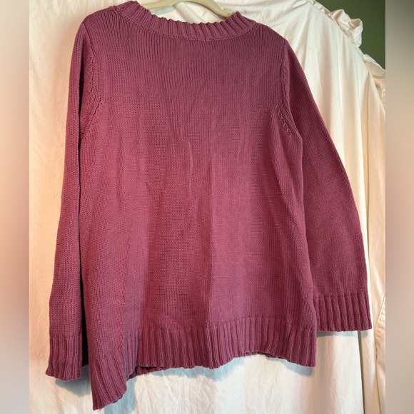 Ellos Pullover Sweater Top Size L 18/20 - Picture 4 of 8